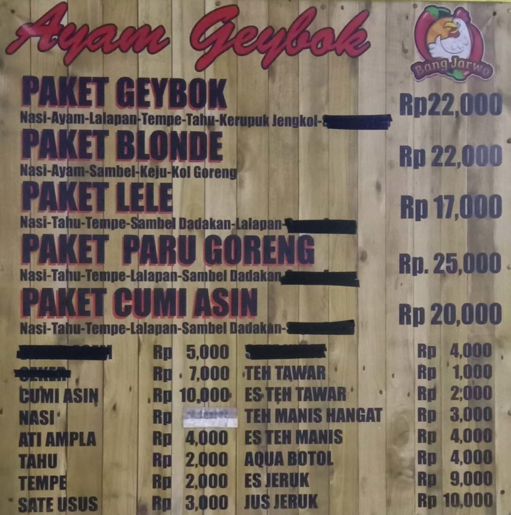 info FRANCHISE AYAM GEYBOK BANG JARWO terbaru