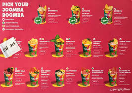 menu Franchise Joomba